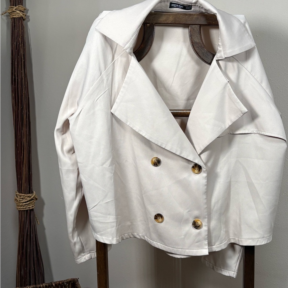 Crop Trench Coat - LAST CHANCE!